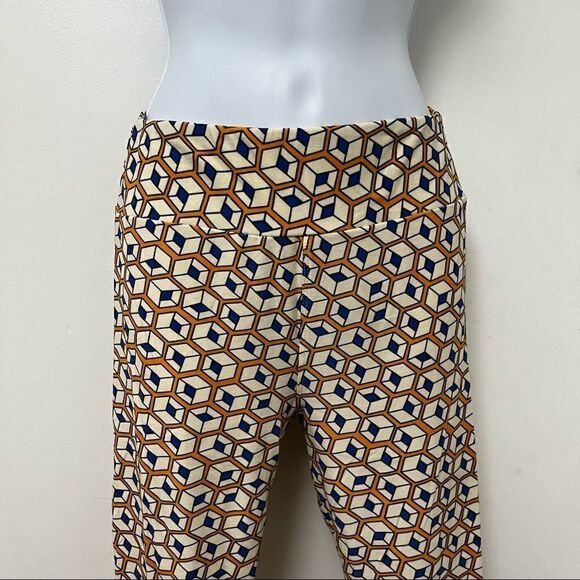 LuLaRoe Geometric Leggings OS never dried in dryer EUC - Picture 2 of 8